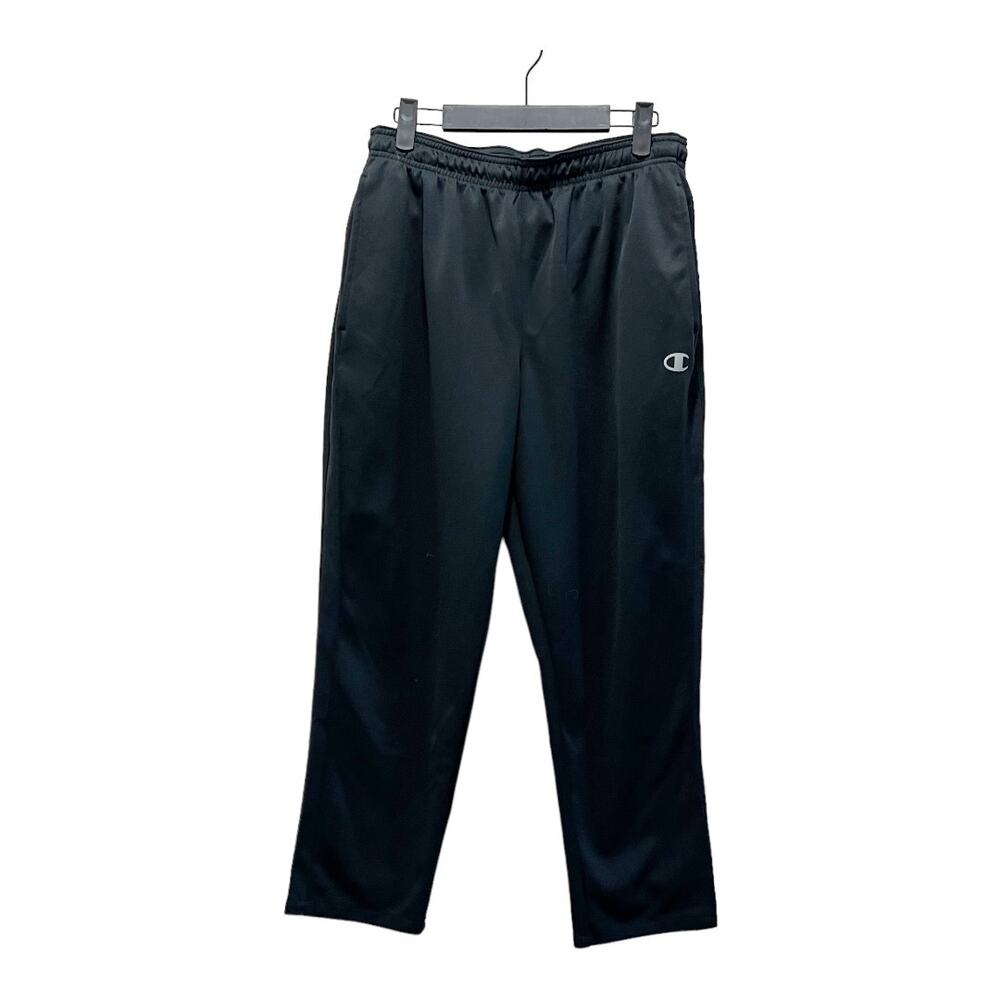 Champion Authentic Athleticwear Sweatpants Black Wide Baggy Pull-On Sz M